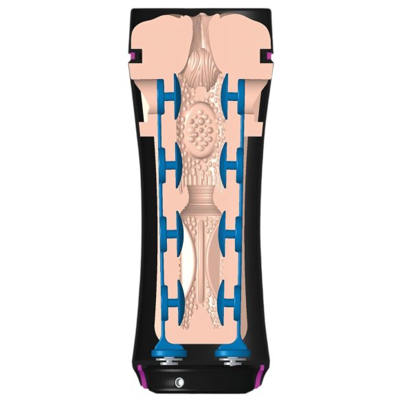 mystim Opus E Vagina - electro masturbator - vagina - natuur zwart