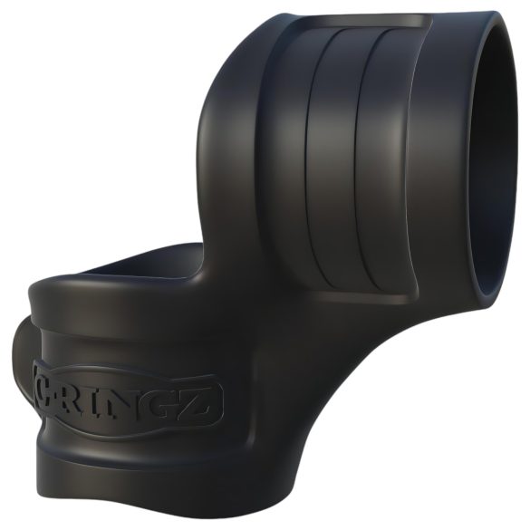 Fantasy Mr. Big - penisring en teelbalstretcher (zwart)