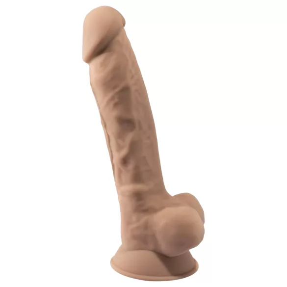 Silexd 7 - dildo met zuignap - 17,5 cm - huidkleur