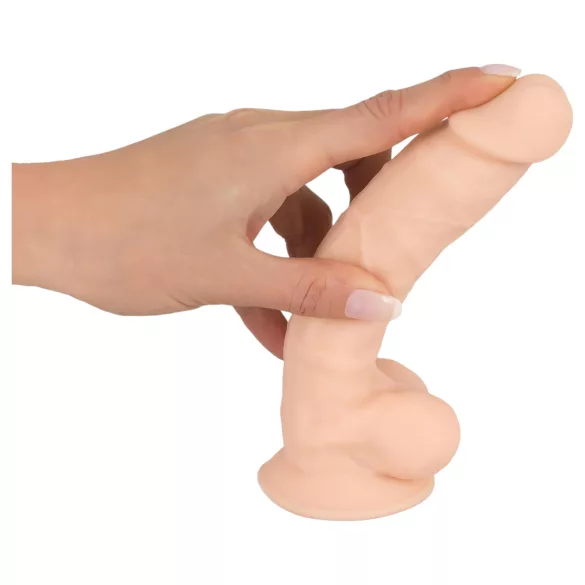 Silexd 7 - dildo met zuignap - 17,5 cm - huidkleur