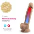 Silexd 7 - dildo met zuignap - 17,5 cm - huidkleur