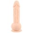 Silexd 9,5 - zuignap dildo - 24cm (natuur)