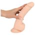 Silexd 9,5 - zuignap dildo - 24cm (natuur)