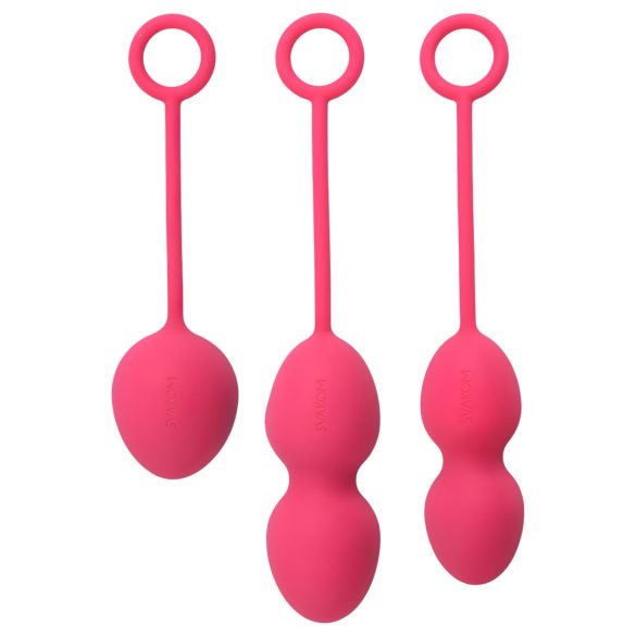 Svakom Nova - 3-delige set kegelballen (rood)