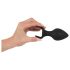 Black Velvet - silicone anaal plug set (3-delig) - zwart