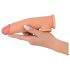 Realistixxx - penisverlengende sleeve met erectie-ring - 19 cm (natuurlijk)