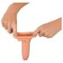 Realistixxx - penisverlengende sleeve met erectie-ring - 19 cm (natuurlijk)