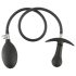You2Toys - Opblaasbare anaalplug met balletjes (zwart)