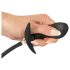 You2Toys - Opblaasbare anaalplug met balletjes (zwart)