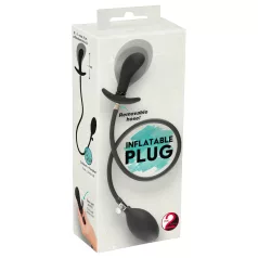 You2Toys - opblaasbare anale plug - zwart
