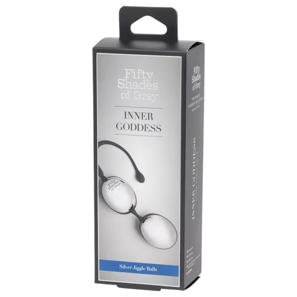 Fifty Shades of Grey - geisha balletjes - metalen duo ballen - zilver