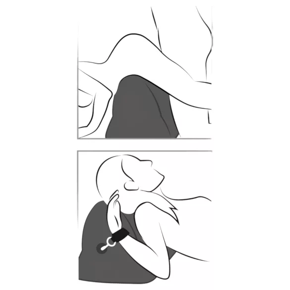 You2Toys - opblaasbaar sekspaar kussen set - zwart