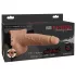 Fetish Strap-On - strap-on dildo met ejaculatiefunctie - huidkleur - 19 cm