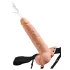 Fetish Strap-On - strap-on dildo met ejaculatiefunctie - huidkleur - 19 cm