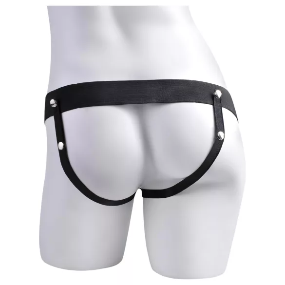 Fetish Strap-On 9 - strap-on dildo - hol en spuitend - huidkleurig