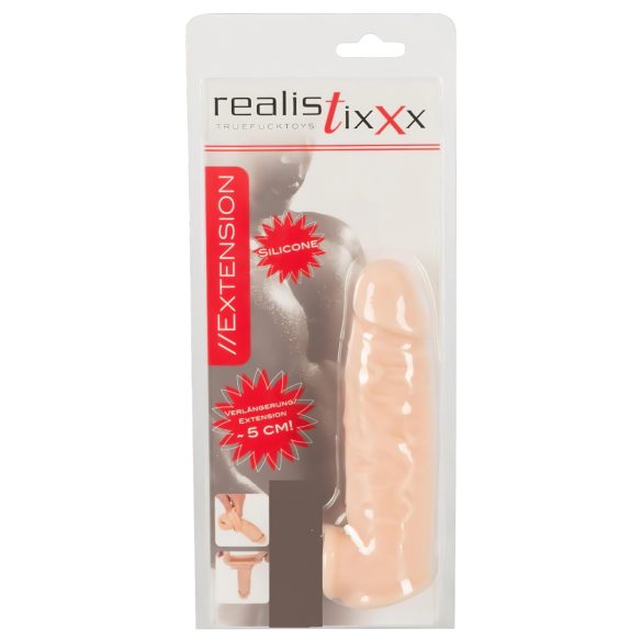 Realistixxx - Realistische Penismantel met Haringring - 16cm (Natuurlijk)