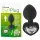 You2Toys - anaalplug - met witte steen - zwart