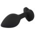 You2Toys Buttplug - Anale Plug met Witte Steen (Zwart)