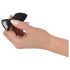 You2Toys Buttplug - Anale Plug met Witte Steen (Zwart)