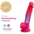 Silexd 7 - dildo met testikels en zuignap - 17,5 cm (roze)