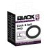 Black Velvet - zwarte siliconen penisring 5cm