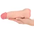 Nature Skin - 2in1 masturbator en penis sleeve - huidkleur