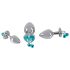You2Toys - Buttplug Set - Anale Plug Set + Leash (zilver)