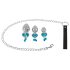 You2Toys - Buttplug Set - Anale Plug Set + Leash (zilver)