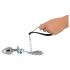 You2Toys - Buttplug Set - Anale Plug Set + Leash (zilver)