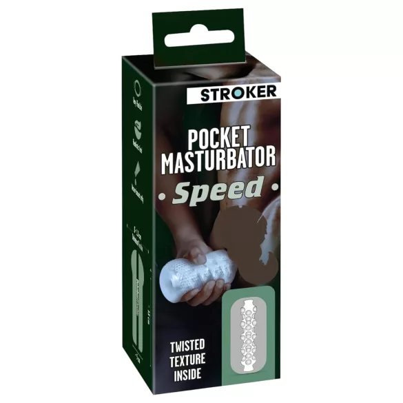 STROKER Speed - masturbator - realistische kont - transparant