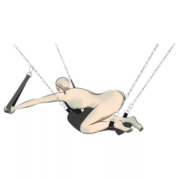 You2Toys - seksschommel - verstelbaar - zwart