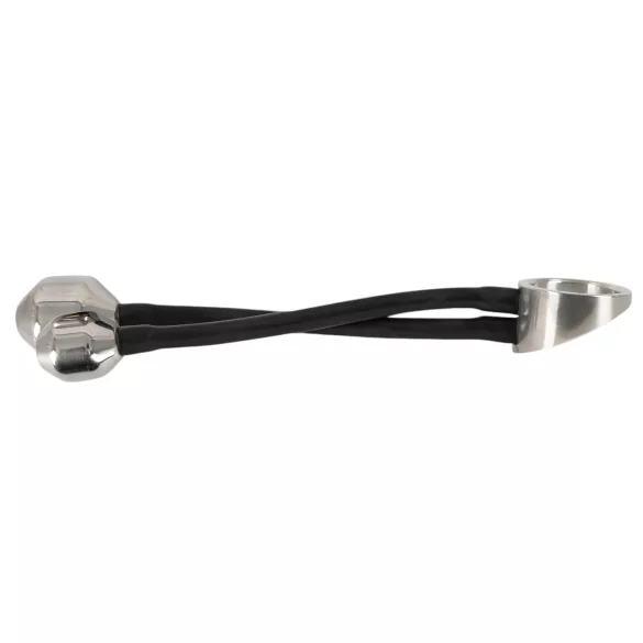 You2Toys - penisring met anaal gewicht - siliconen zwart