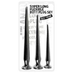 You2Toys - anaal plug set - extra lang - zwart - 3 delig