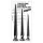 You2Toys - anaal plug set - extra lang - zwart - 3 delig