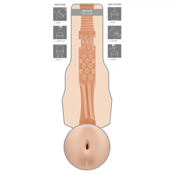 Fleshlight Eva Lovia Spice - vaginapomp masturbator - realistisch - siliconen