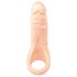 Realistixxx Double F - natuurgetrouwe dildo met penisring