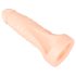 Realistixxx Double F - natuurgetrouwe dildo met penisring