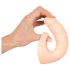 Realistixxx Double F - natuurgetrouwe dildo met penisring