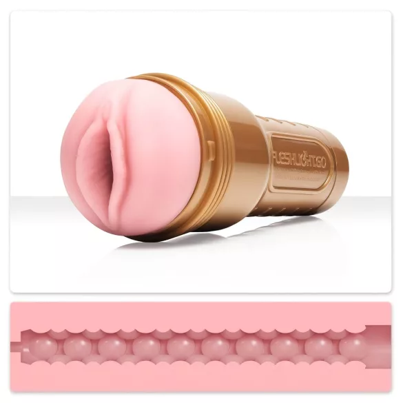 Fleshlight GO - masturbator vagina compact - stamina training - roze