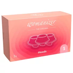   Womanizer Premium Eco - opzetstukjes set - siliconen - roze - 3 stuks
