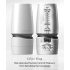 TENGA Aero - super intense zuigende masturbator (wit-zilver)
