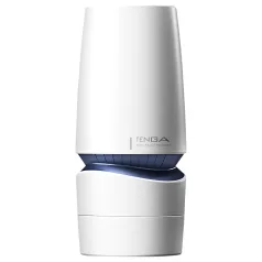 TENGA Aero - zuigmasturbator met mond - wit/blauw