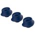 Womanizer L - vervangende zuignap set blauw (3 stuks) - groot