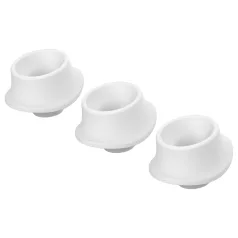 Womanizer L - vervangende zuignapset - groot - wit (3 stuks)