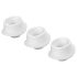 Womanizer L - vervangende zuigkapset - wit (3 stuks) - groot