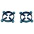 Bad Kitty - blauwe tepel sieraden (ronde vorm)