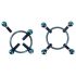 Bad Kitty - blauwe tepel sieraden (ronde vorm)