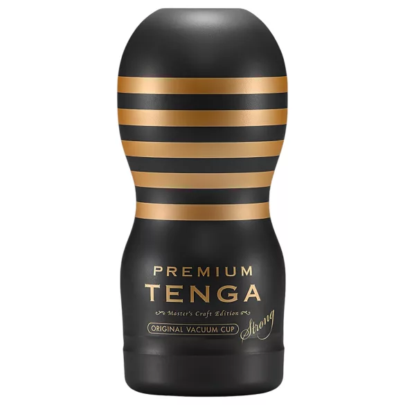 TENGA Premium Strong - wegwerpmasturbator - zwart