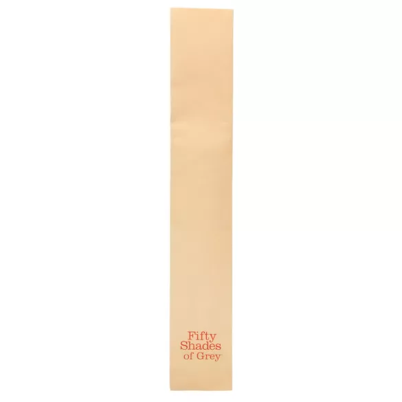 Fifty Shades of Grey - halsband en riem - zwart-rood