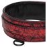 Vijftig tinten grijs - halsband & riem (zwart-rood)